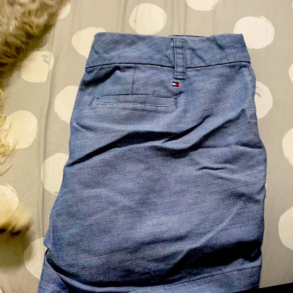 Tommy Hilfiger light washed denim shorts